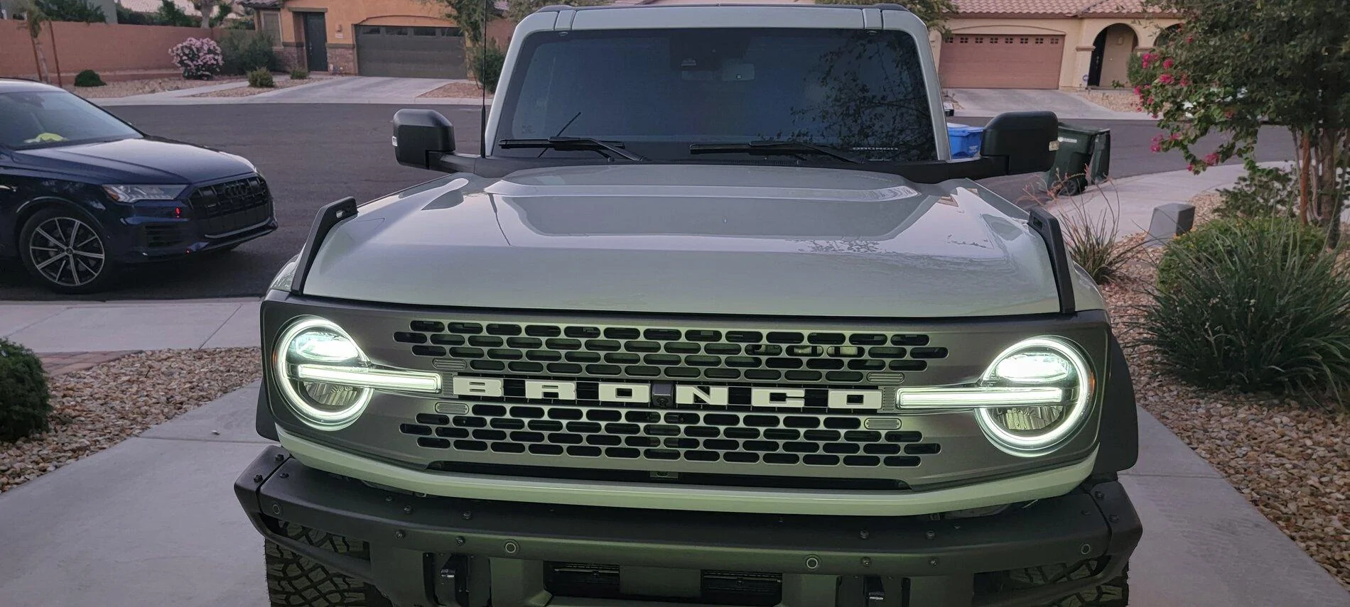 Ford Bronco Sun Strip or Whole Windshield Tint? 20211026_175300