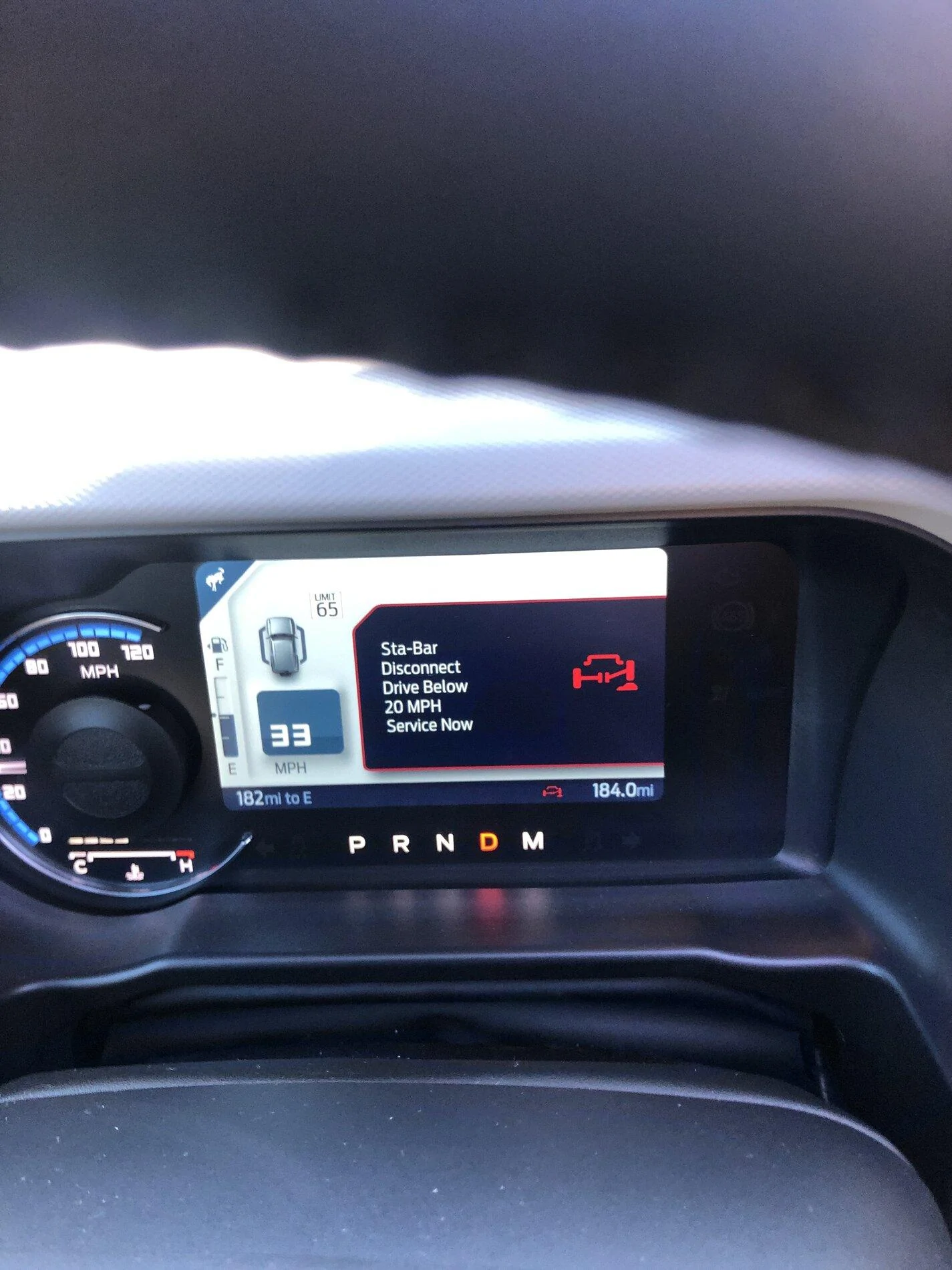 Ford Bronco Sta bar disconnect failure 1635369376421