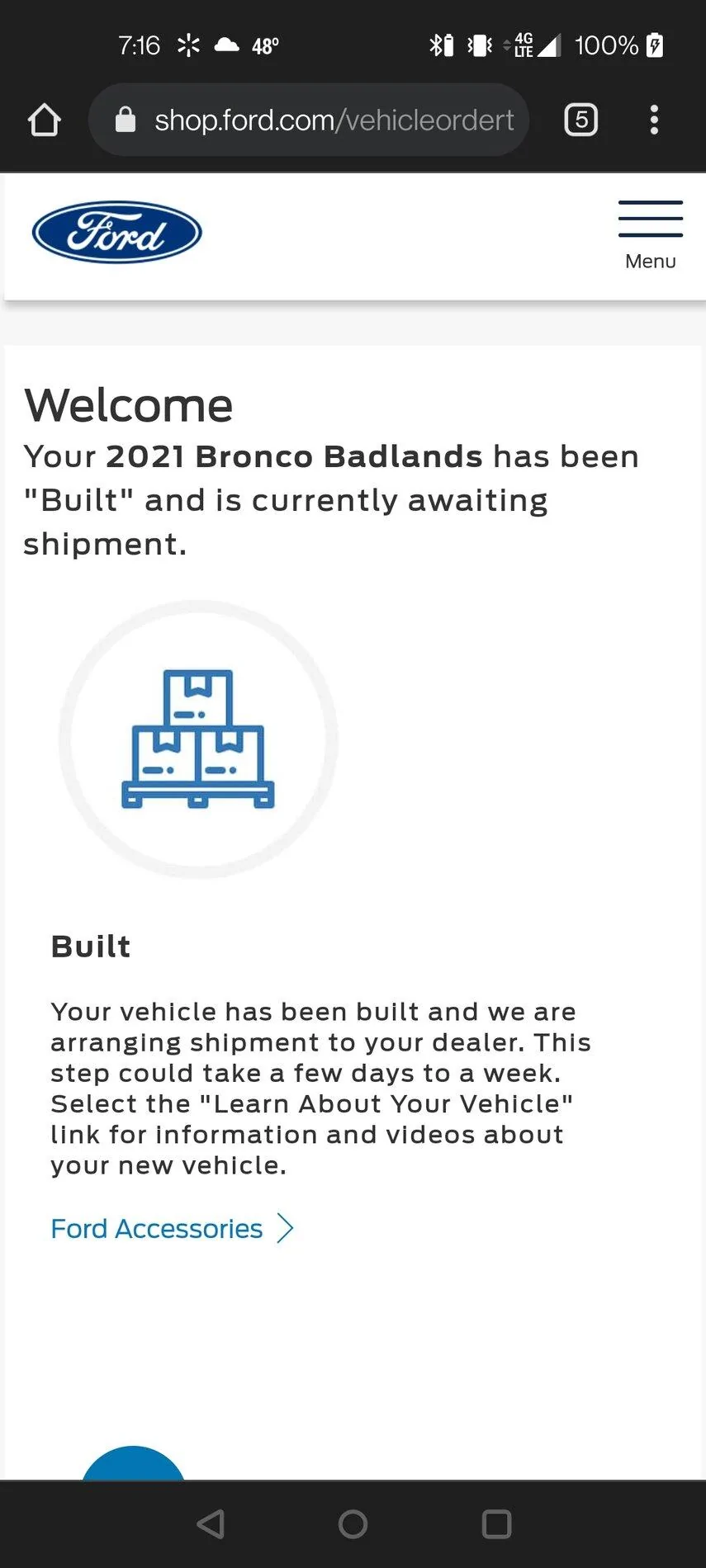 Ford Bronco 🛠 10/25/21 Build Week Group Screenshot_20211028-071614