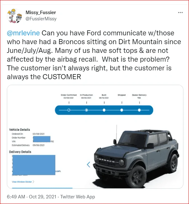 Ford Bronco 🛠 8/2/21 build Week Thread 1635505021567