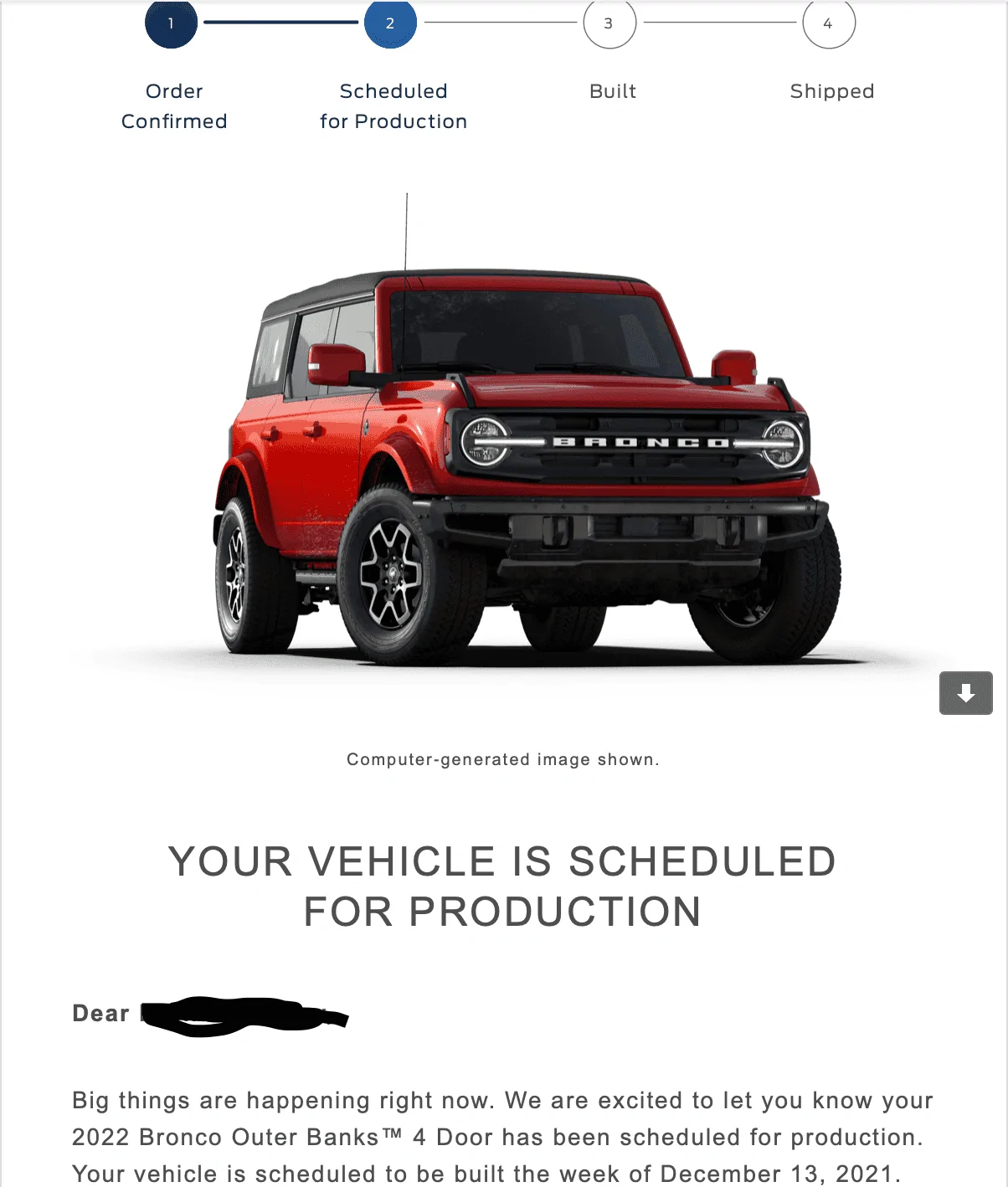 Ford Bronco 2022 order scheduled today (10/28) group Screen Shot 2021-10-29 at 6.53.30 AM