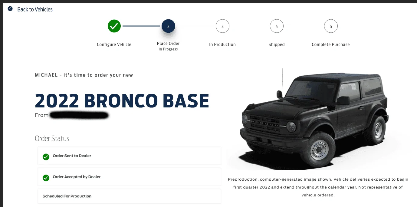 Ford Bronco Didn't get scheduled 10/28 support thread Screen Shot 2021-10-29 at 9.43.17 AM