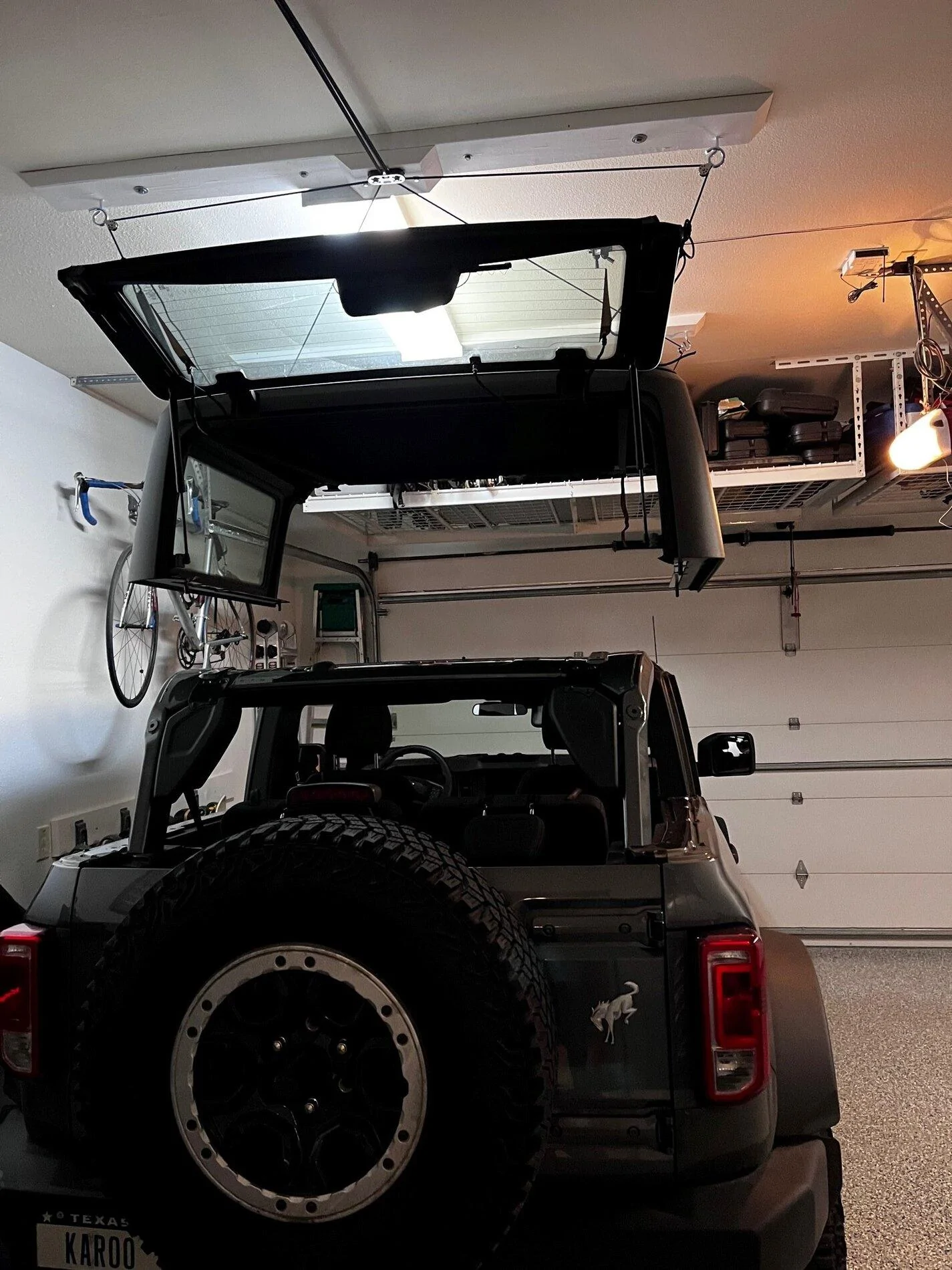 Ford Bronco Harken hoist question Lift rear