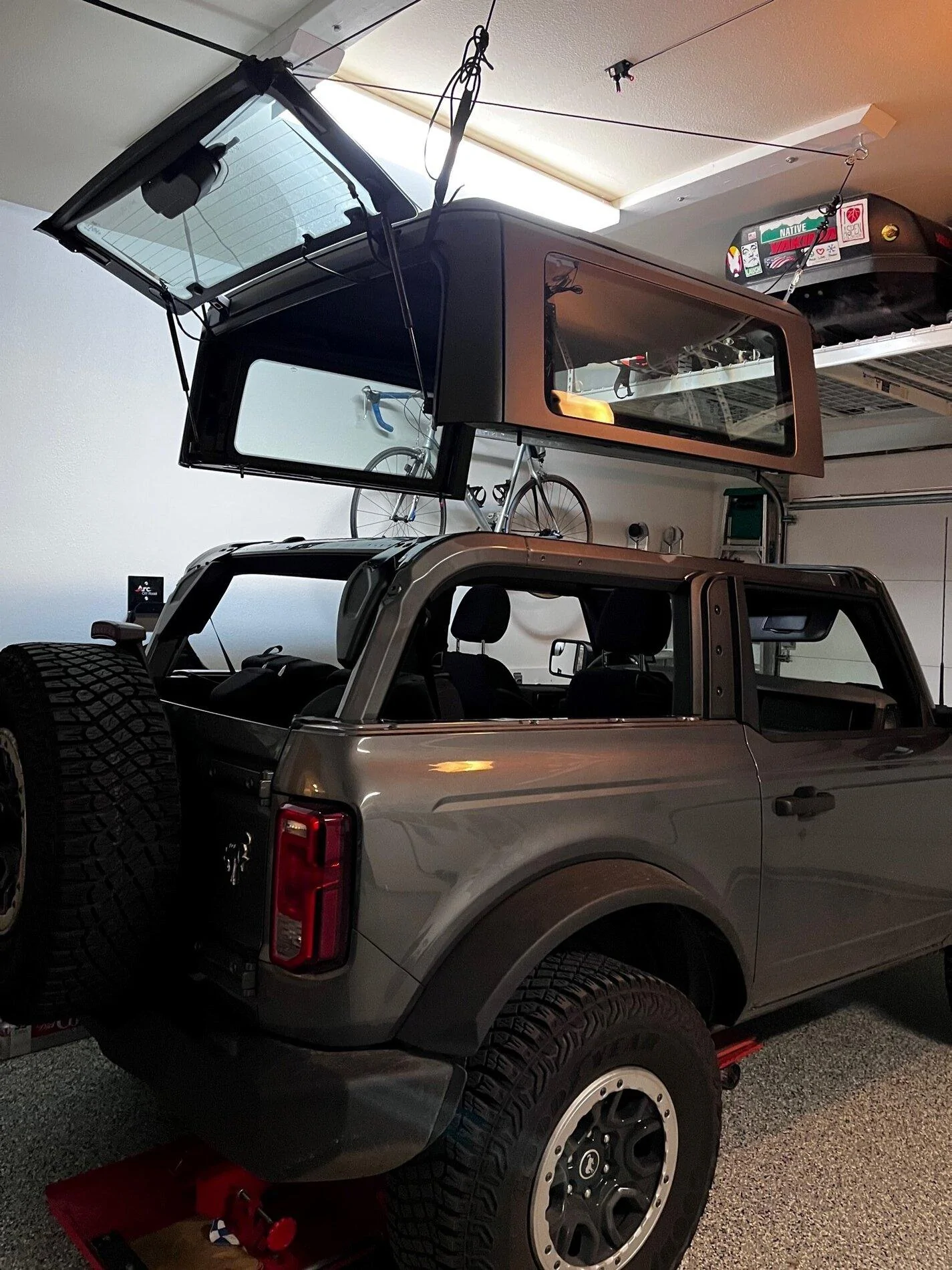 Ford Bronco Harken hoist question Lift qtr vi