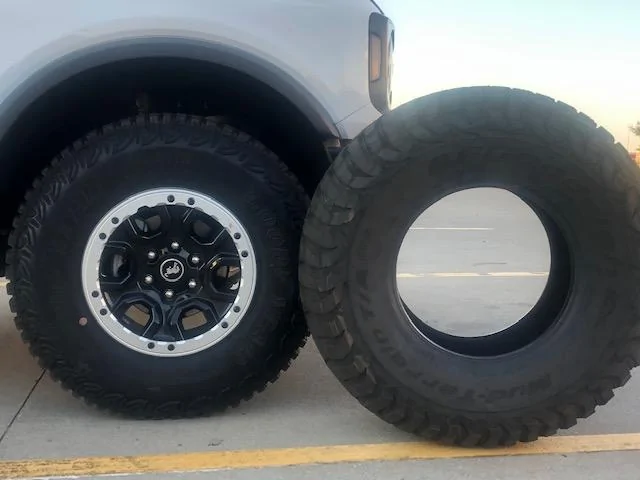 Ford Bronco Show us your installed wheel / tire upgrades here! (Pics) IMG_8162