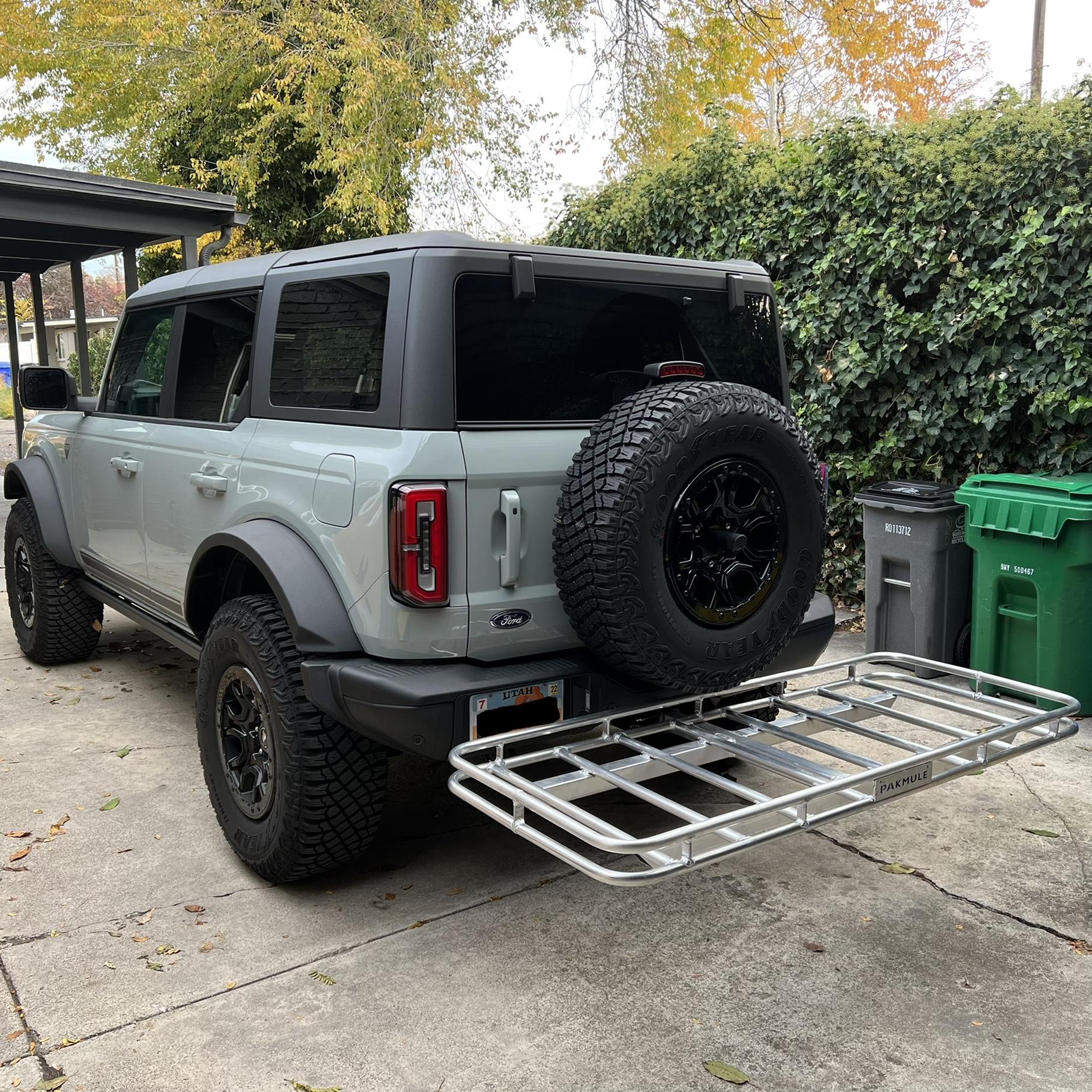 Ford Bronco Cargo space solution: pakmule A568E2FA-D391-4846-997D-47F65CB315E3