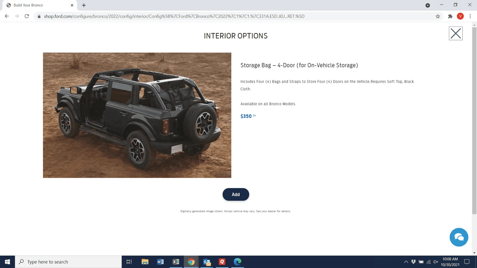 Ford Bronco Bronco Front Roof Panel Bag Comparison 1635606528220