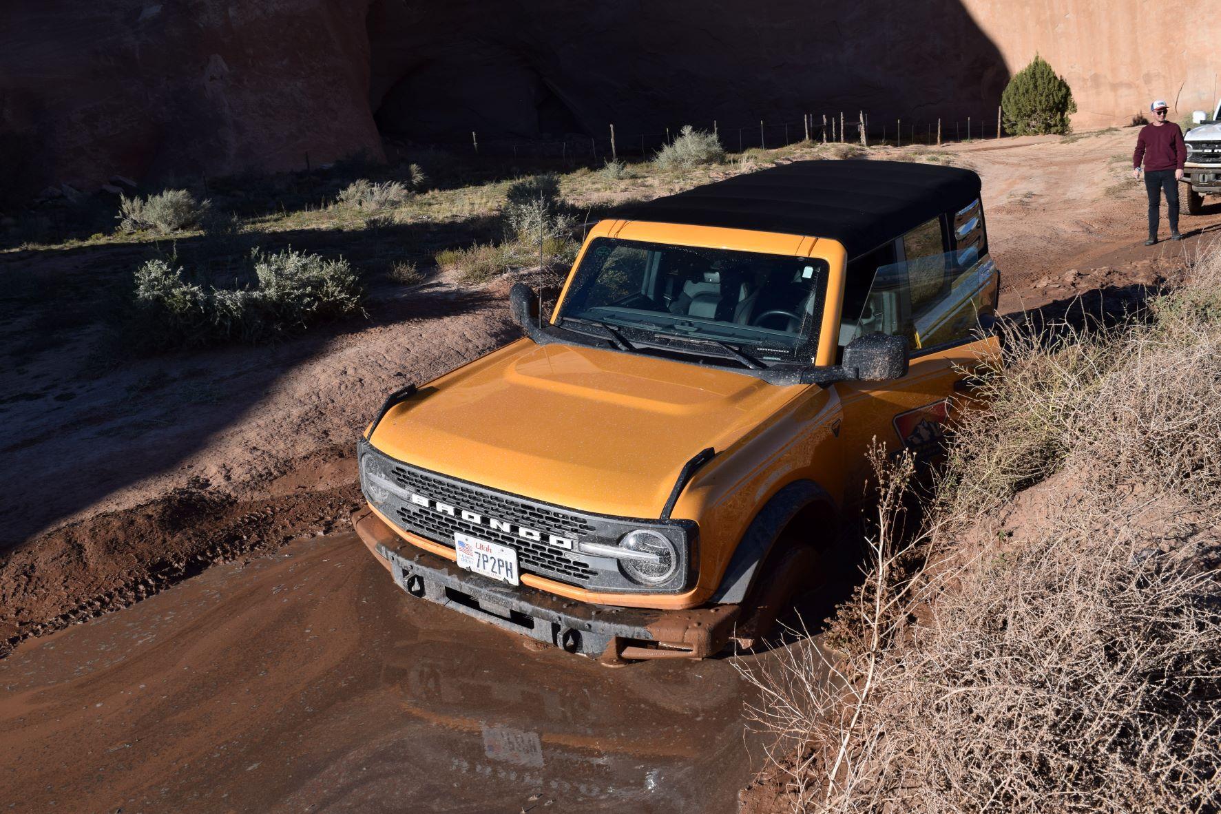 Ford Bronco First Bronco stuck requiring recovery Bronco Recovery 1.JPG