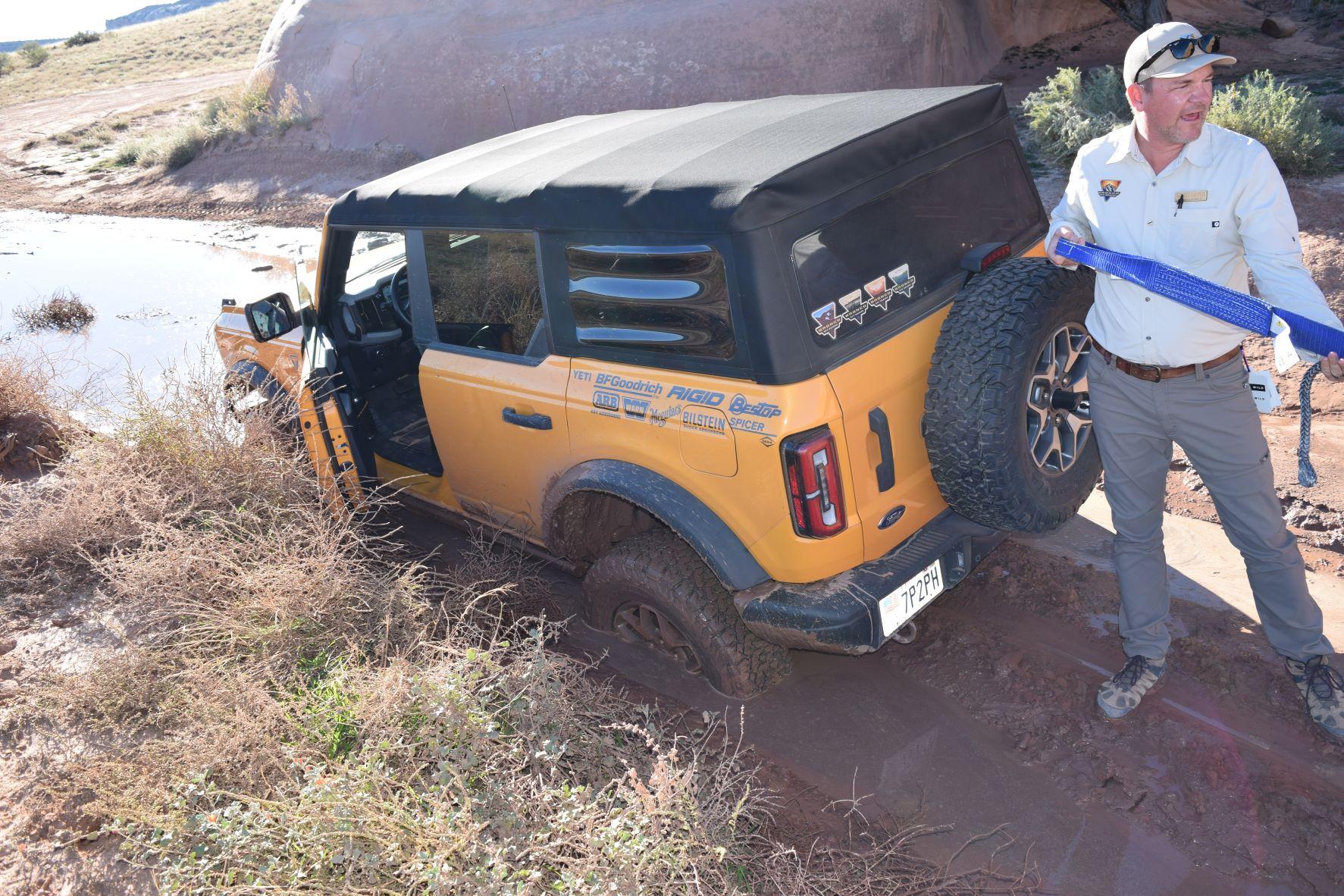 Ford Bronco First Bronco stuck requiring recovery Bronco Recovery 2.JPG
