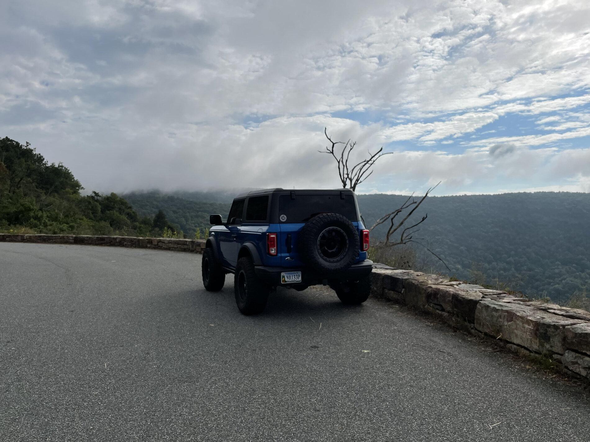 Ford Bronco '21 ManSquatch / SelfSquatch Black Diamond Build bronco camping trip 2