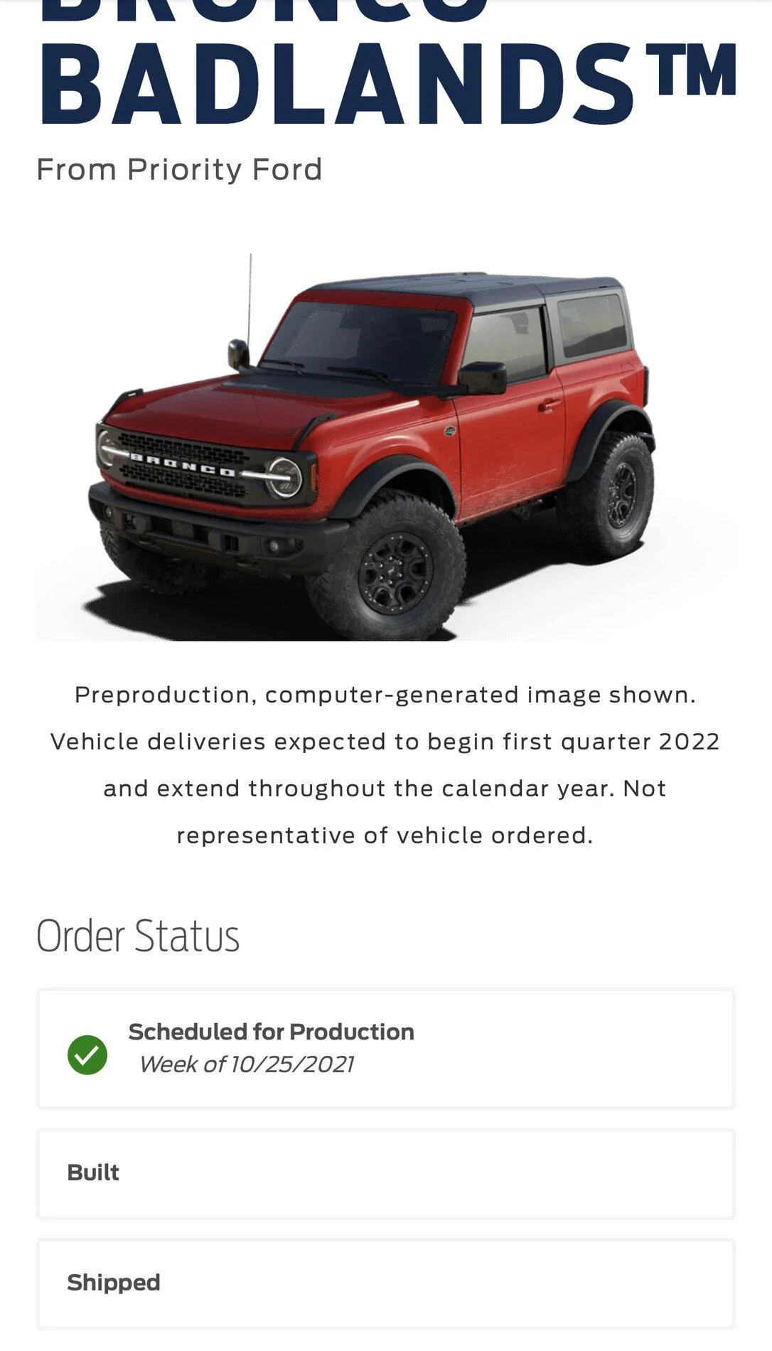 Ford Bronco 🛠 10/25/21 Build Week Group 914DBA97-02D2-4087-A9F5-8AB0DEE509B1