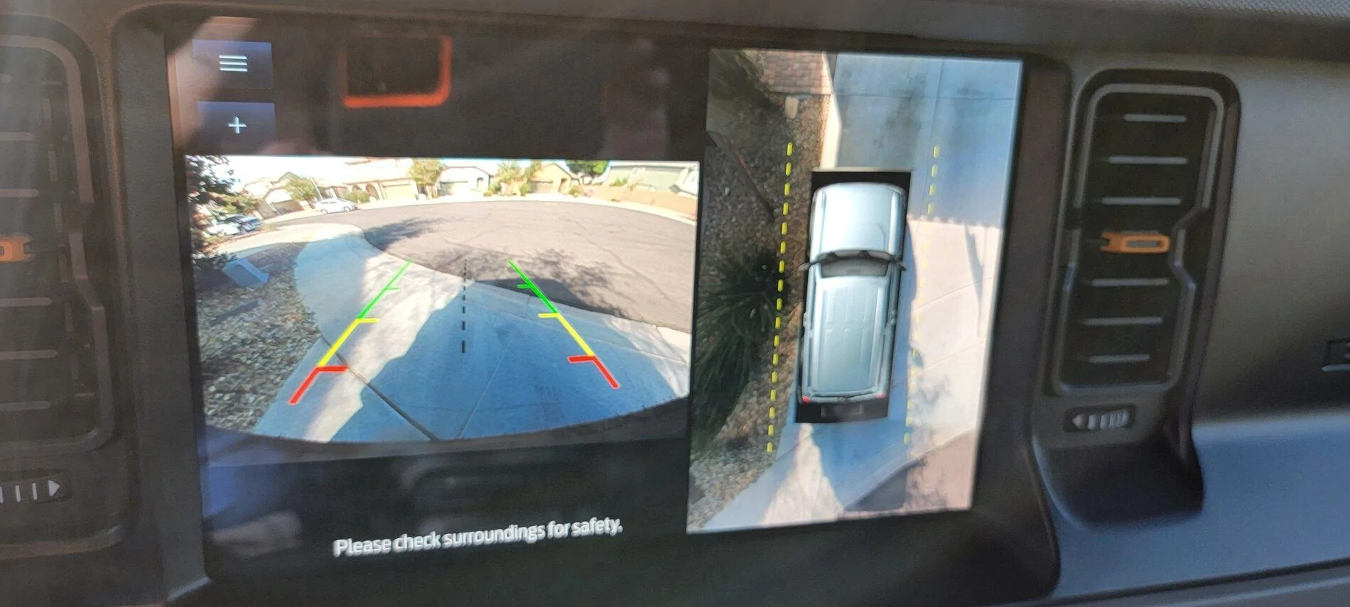 Ford Bronco Rear camera - parking/backup camera blurry 20211101_110020