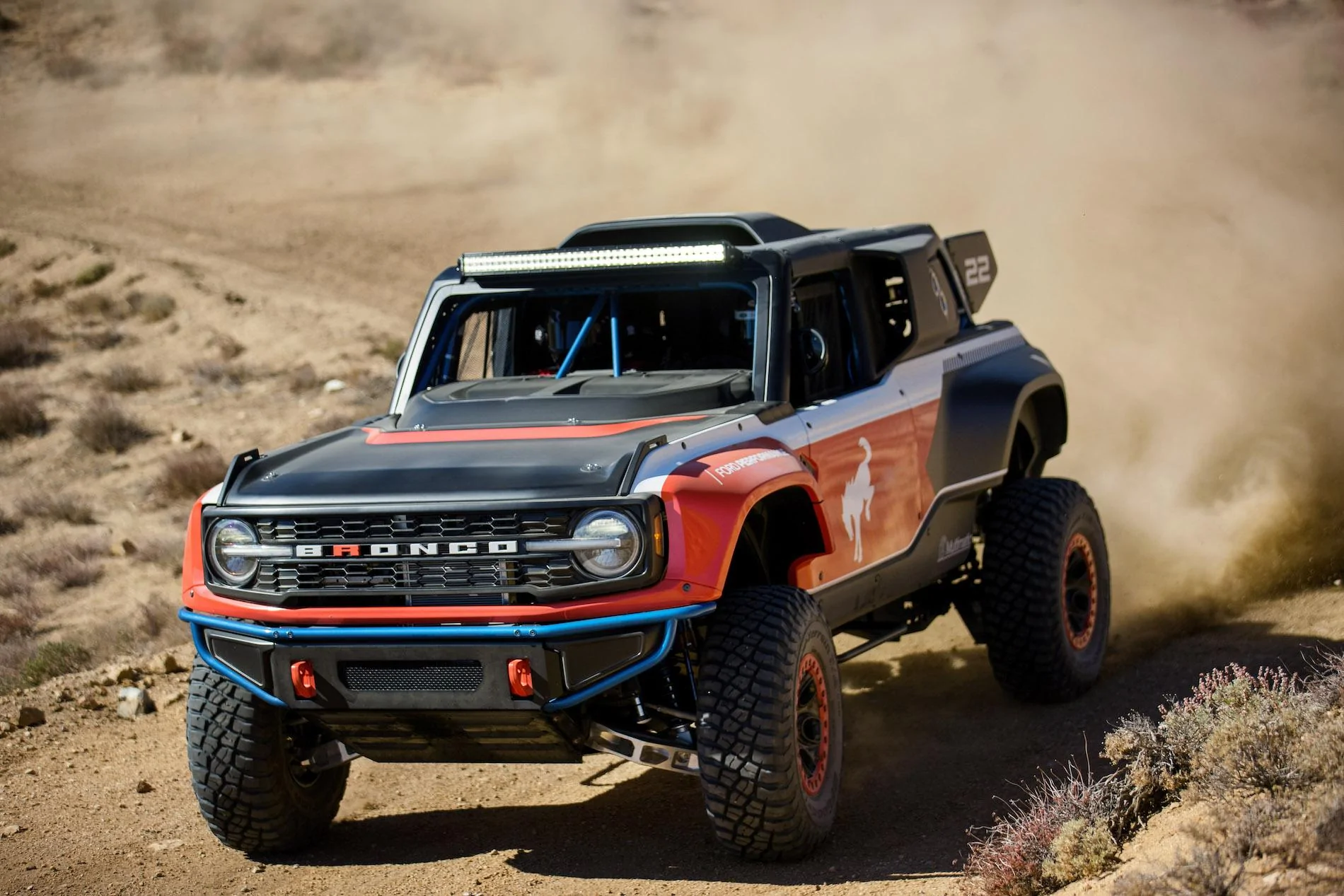 Ford Bronco Ford Reveals Bronco DR; Production Desert Racer With Coyote V8 2023 Ford Bronco DR_04