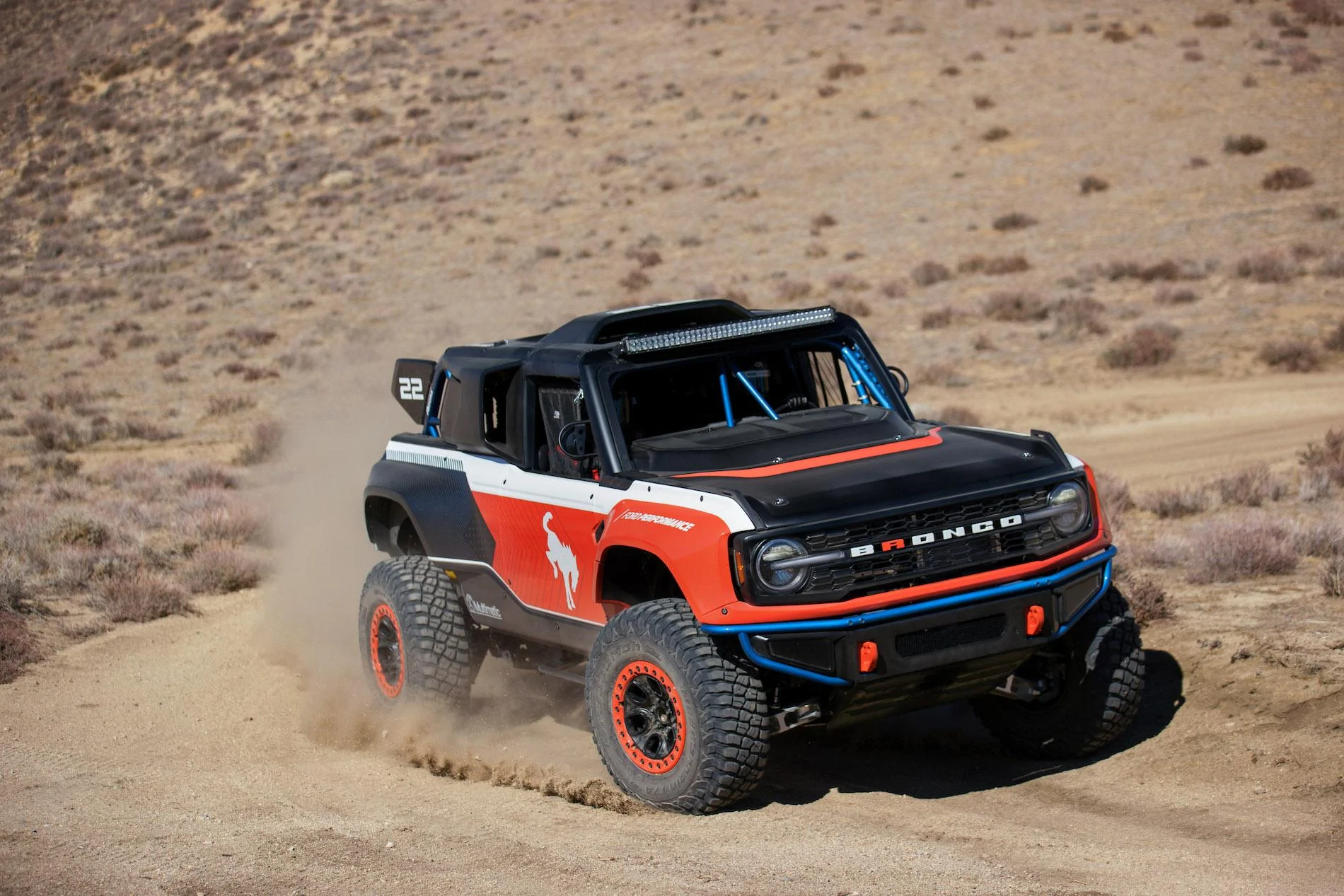 Ford Bronco Ford Reveals Bronco DR; Production Desert Racer With Coyote V8 2023 Ford Bronco DR_09