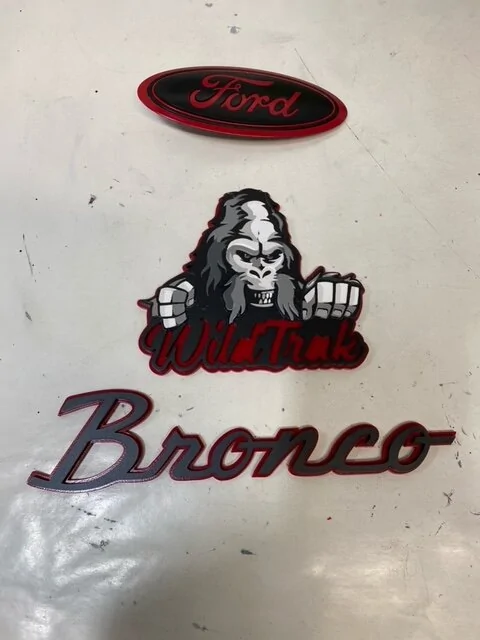 Ford Bronco I Hate Stickers... Badges