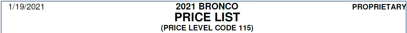 Ford Bronco Painted tops discontinued? 1635883561937