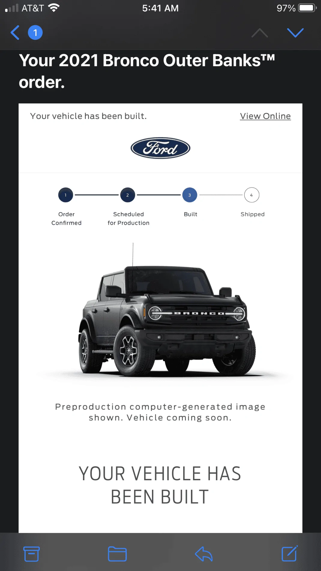 Ford Bronco *** DIRT MOUNTAIN Broncos - Built, Shipped, Delivered Tracker*** 8B789E13-DD85-4201-A531-F21C647D42E2