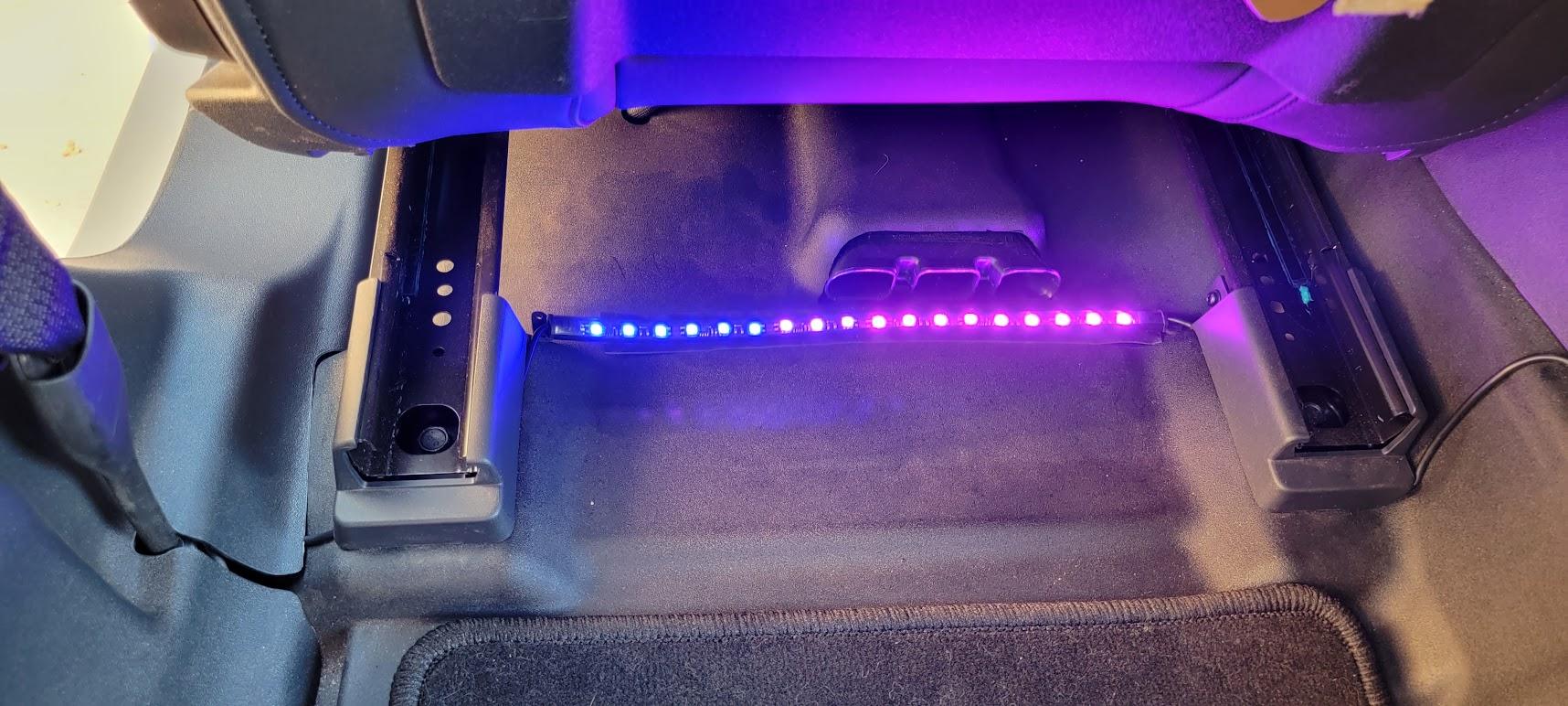 Ford Bronco Adding interior LED ambient lighting (now with working photos!) 14