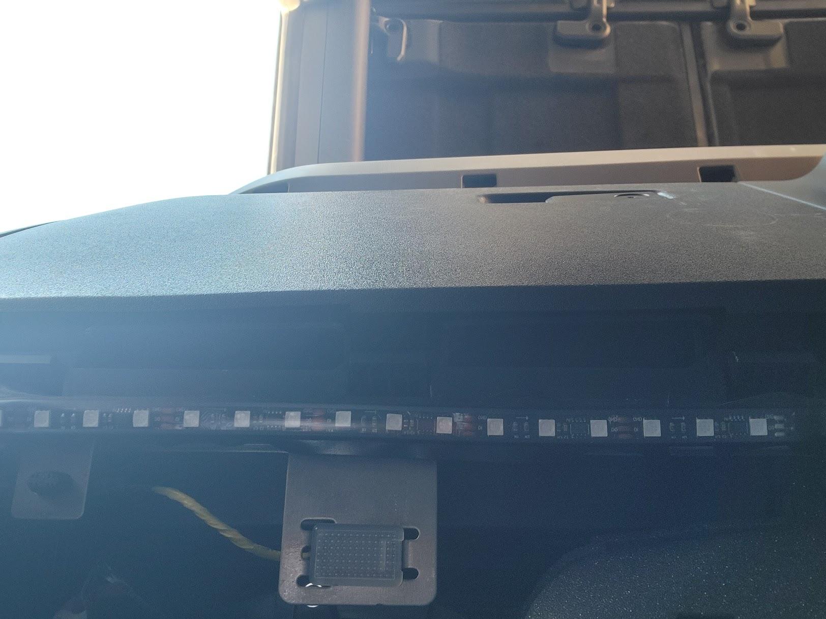Ford Bronco Adding interior LED ambient lighting (now with working photos!) 16