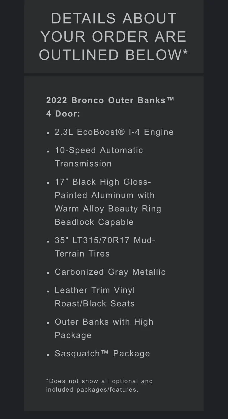 Ford Bronco Constraints with Build? B876419C-EA7D-4B9E-B4F7-EE5DC0551DD5