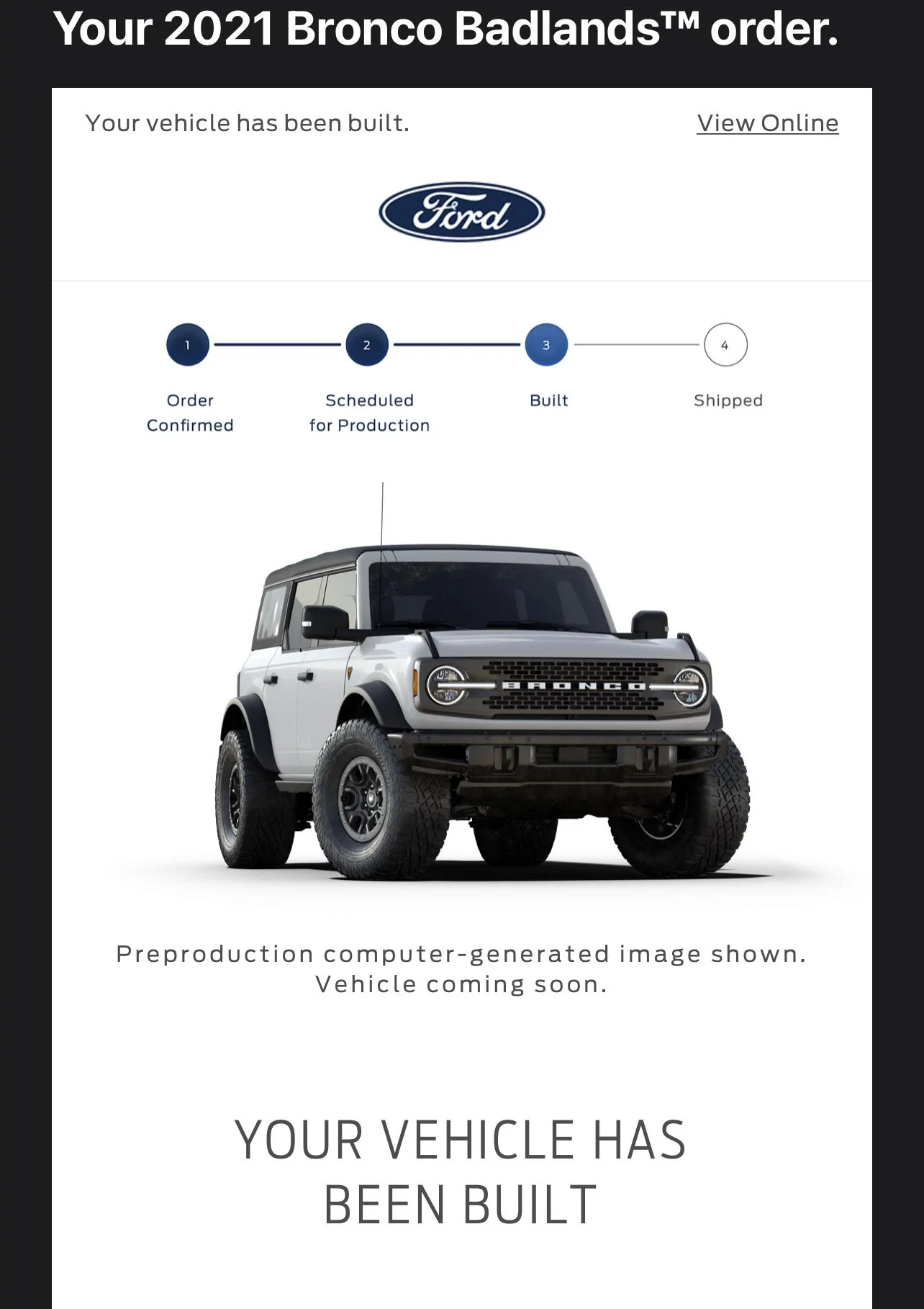 Ford Bronco 🛠 10/25/21 Build Week Group B8B95D75-504E-462B-9293-D38D28874839