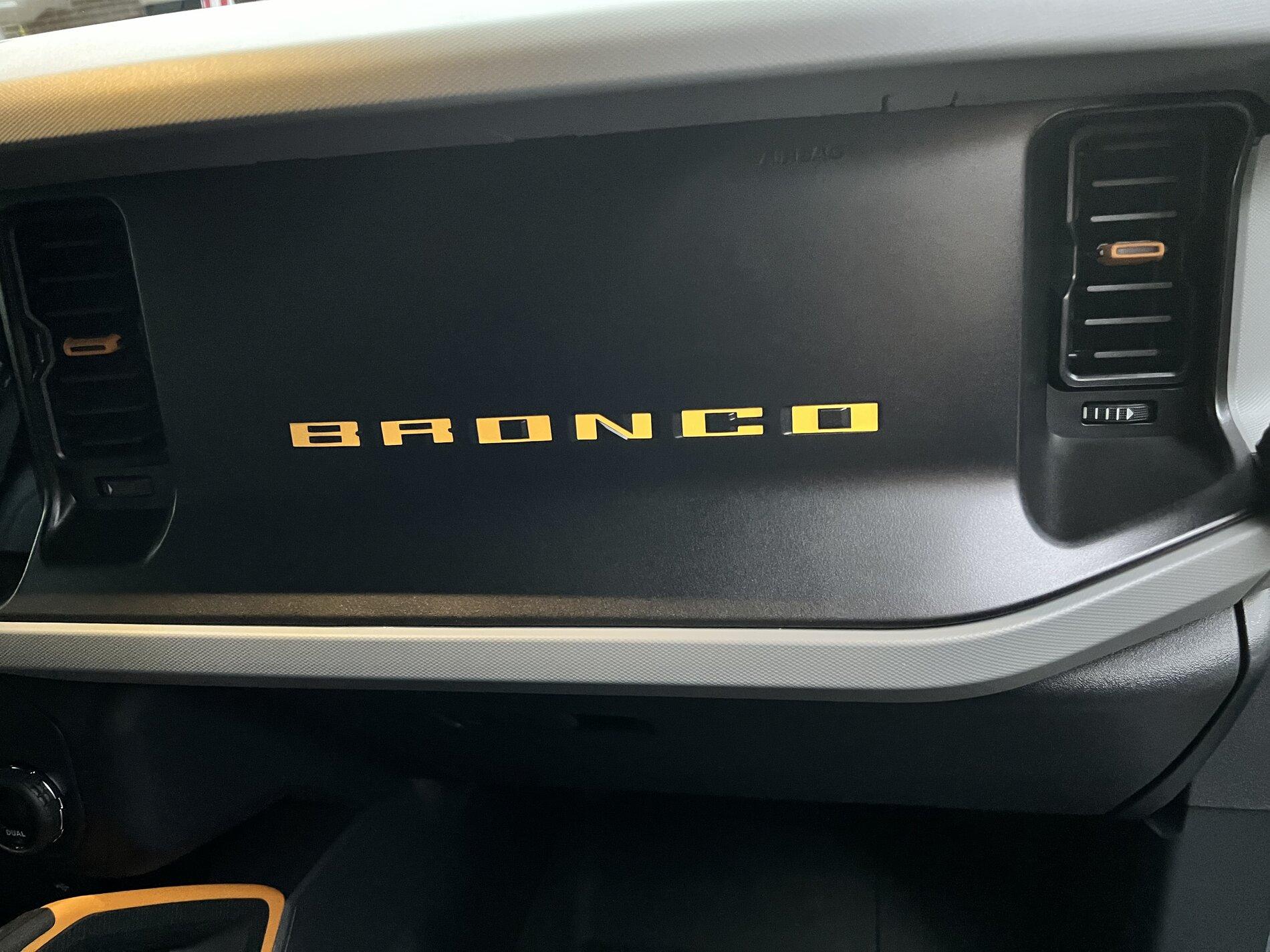 Ford Bronco StickerFab dash letters 047C8A78-8F9E-48F6-807F-291ECCF488DE