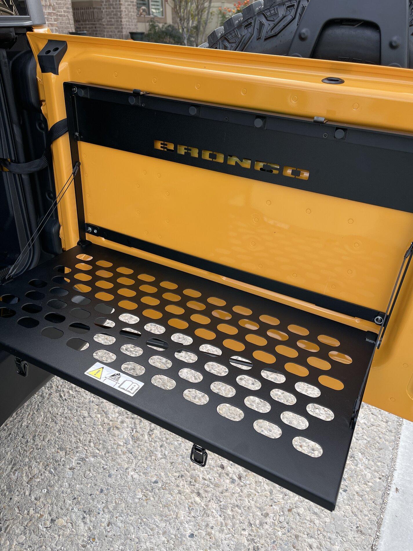 Ford Bronco Rock Slide Folding Table for Bronco Tailgate image