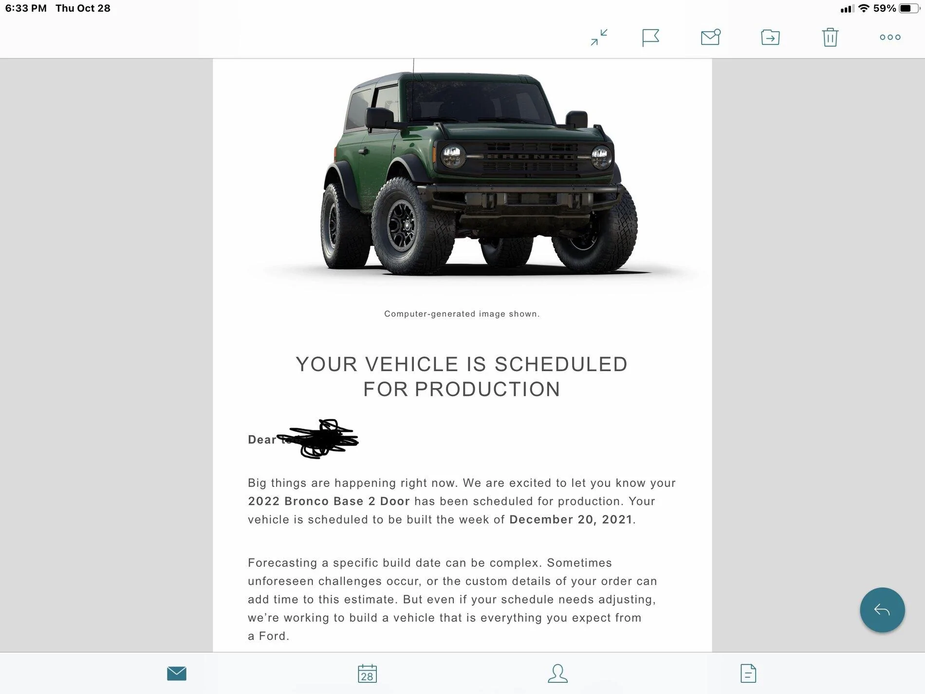 Ford Bronco Okc/OK check in? 2A7E7F69-C43C-46AF-A47D-CF5D6EF9BB3E