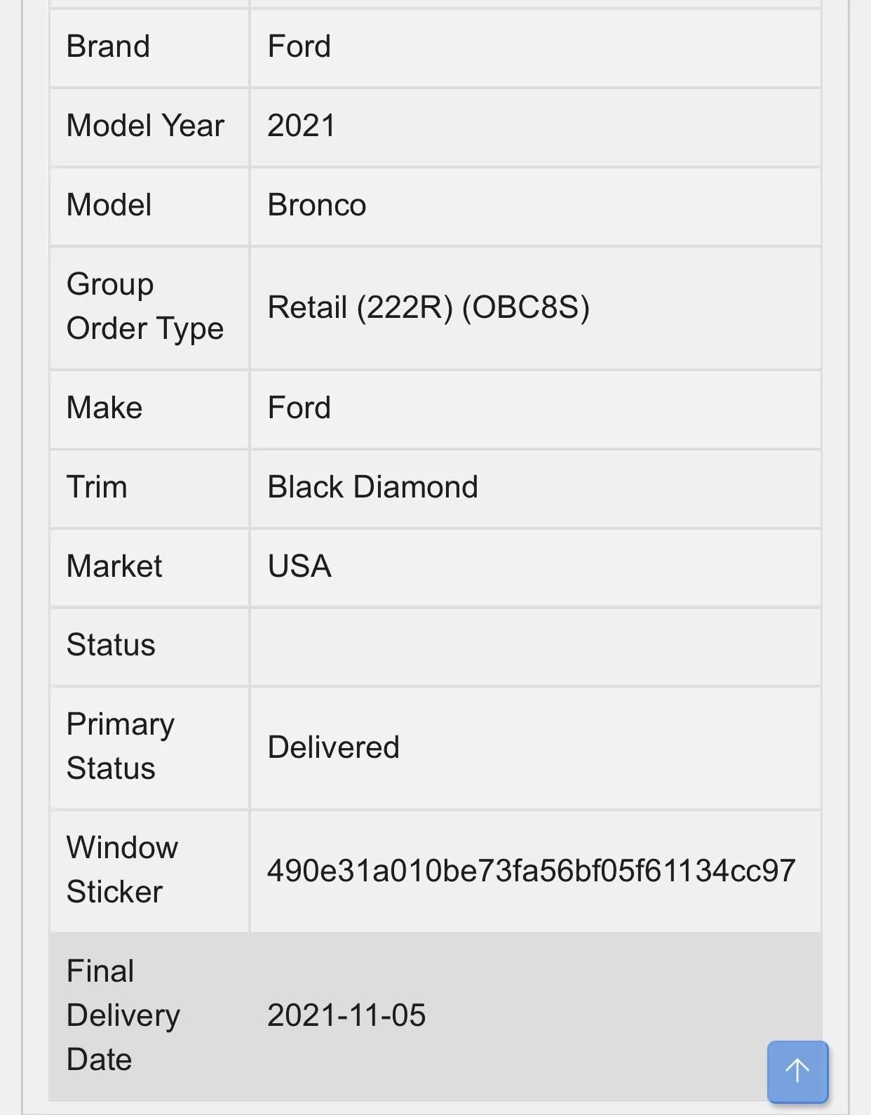 Ford Bronco *** DIRT MOUNTAIN Broncos - Built, Shipped, Delivered Tracker*** 76FD6B25-66AC-465C-8261-5E06DA84D38D