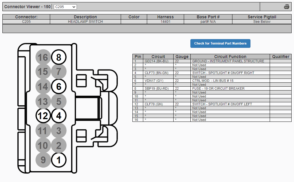 Ford Bronco Factory Fog Light Switch CD0D21CB-098A-404D-B92D-CDDC64D00FFC