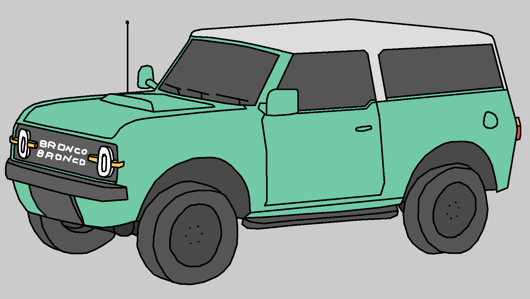 Ford Bronco 2 Door FrankenRanger Mule spotted sketch1579305704442-2