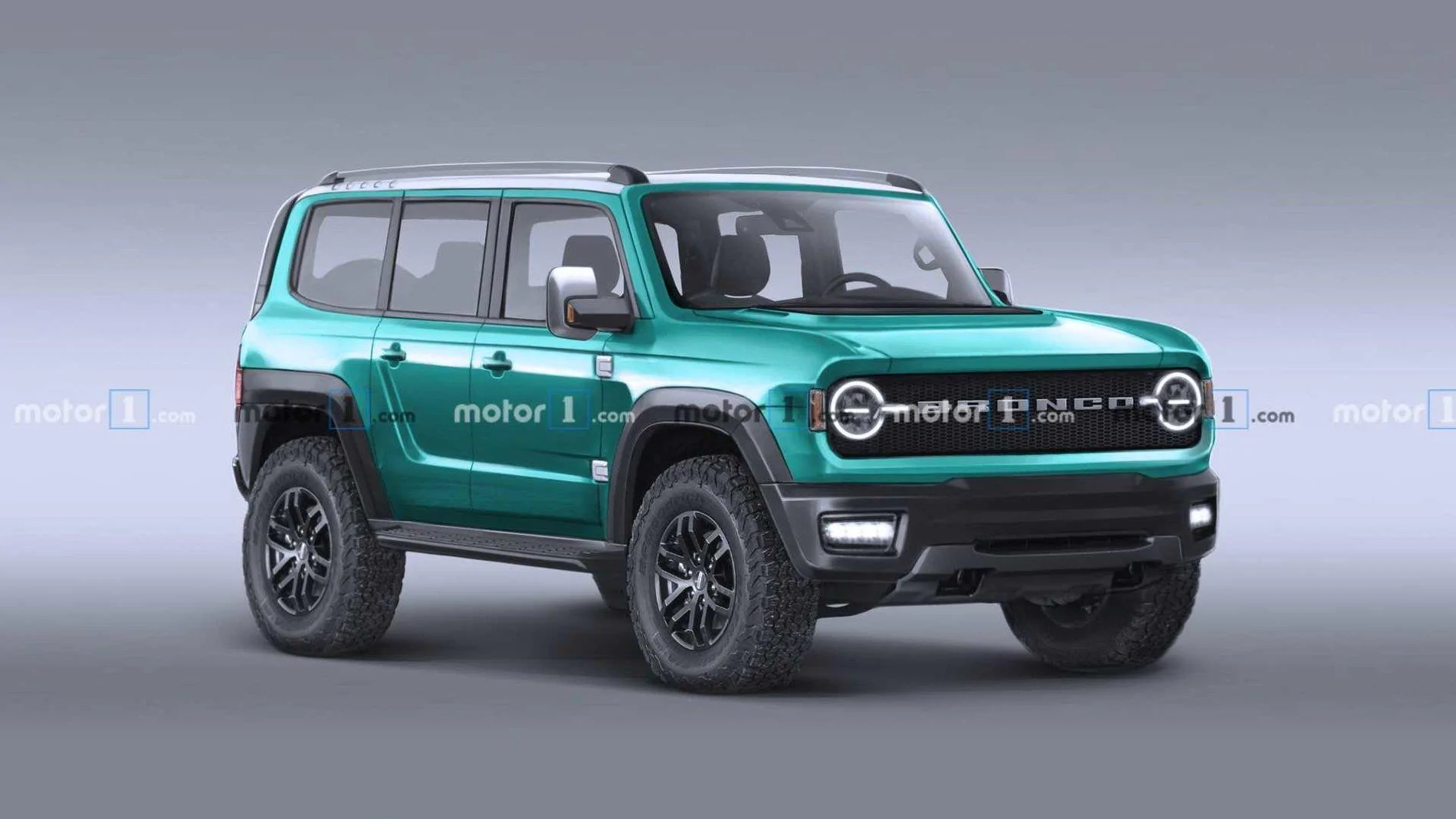 Ford Bronco Motor1 Renderings ford-bronco-colorful-renderings-1