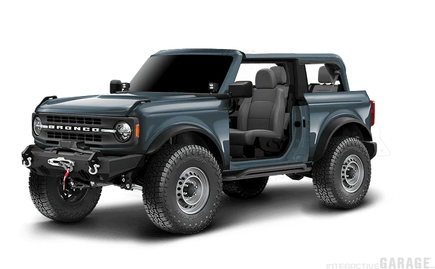 Ford Bronco 2 door Bronco and new options added to Interactive Garage builder 1596525337876