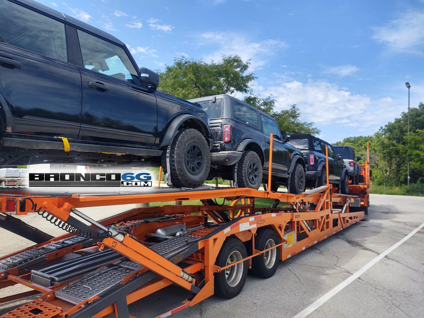 Ford Bronco Pics: 2021 Broncos on the Rubicon Trail 2021 Ford Bronco Transport Carrier 3