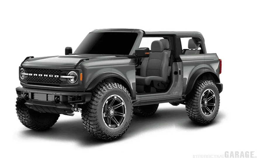 Ford Bronco 2 door Bronco and new options added to Interactive Garage builder 1596592789681