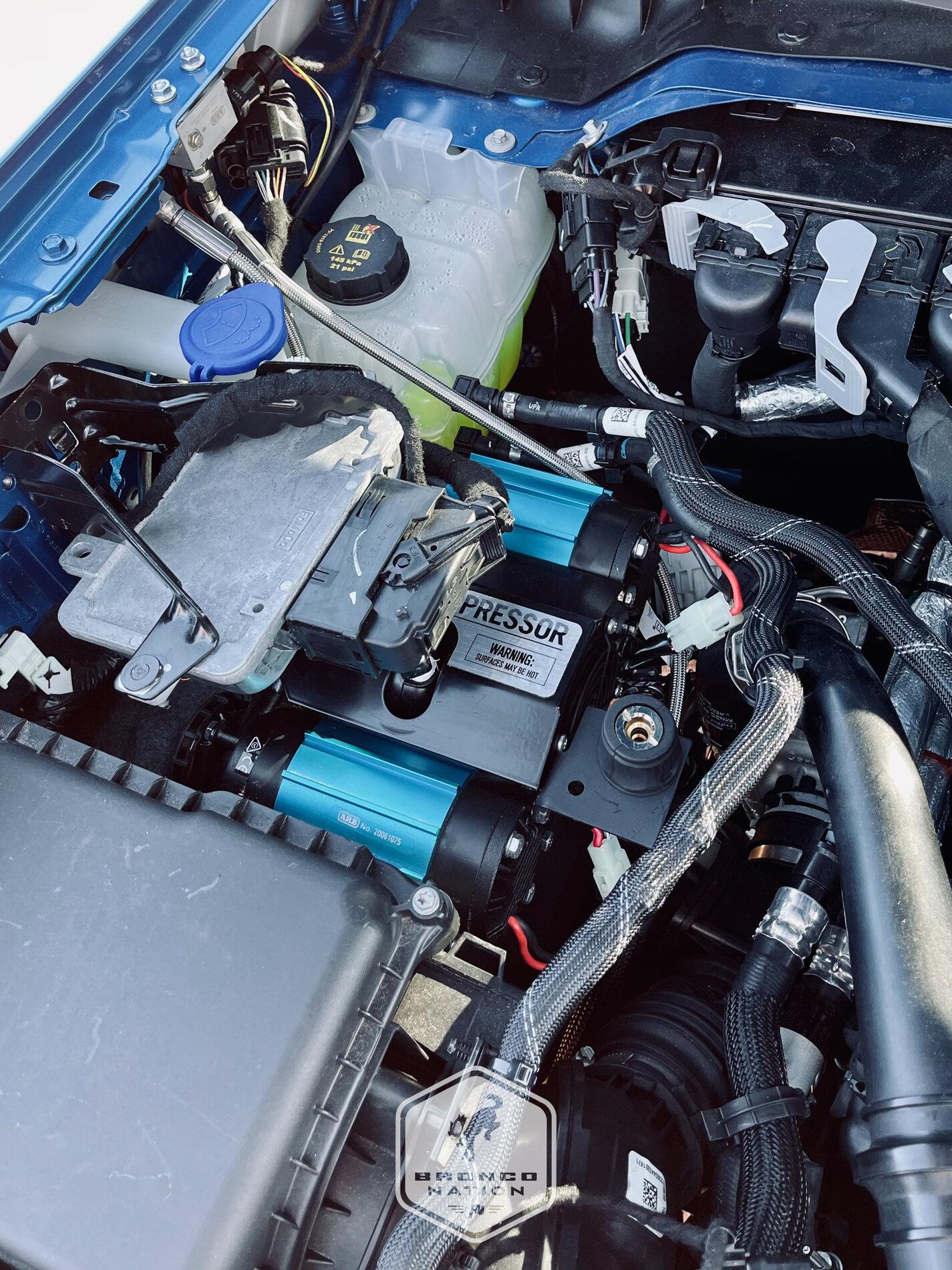 Ford Bronco ARB Dual Compressor stealth install - UPDATED. 1636314474293