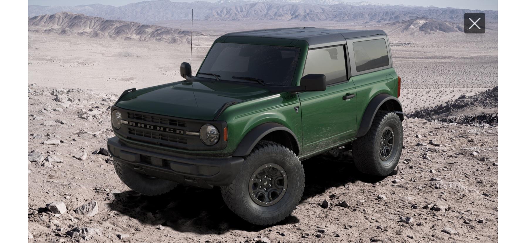 Ford Bronco ERUPTION GREEN Bronco Club 254255F2-AB63-4653-BE8A-413A2D8B1528