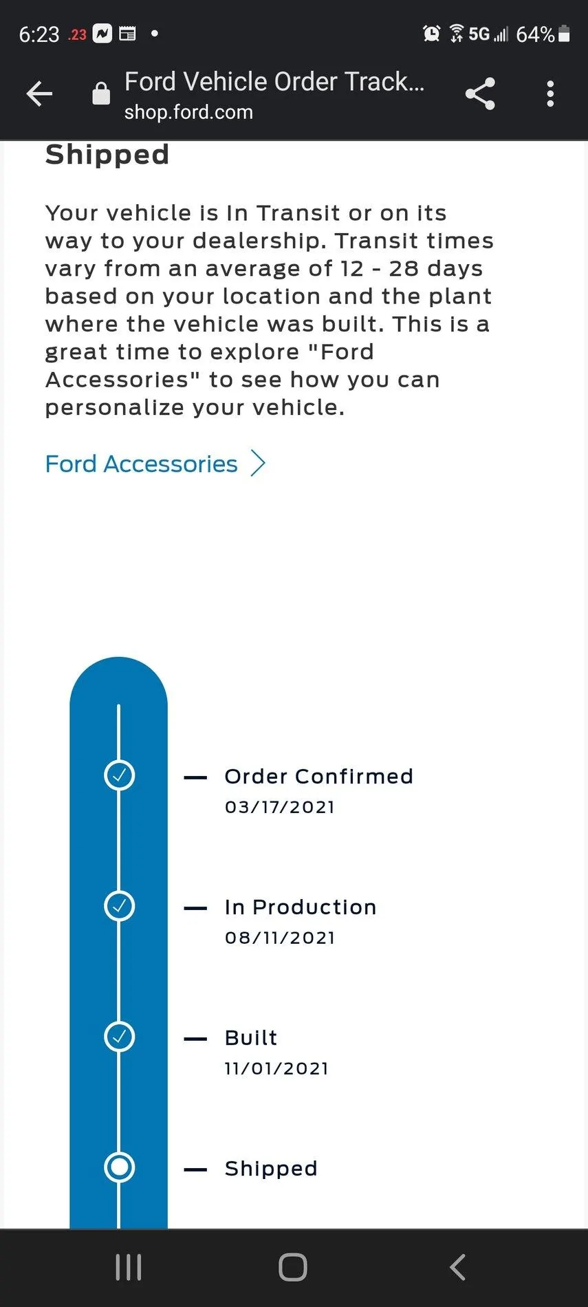 Ford Bronco *** DIRT MOUNTAIN Broncos - Built, Shipped, Delivered Tracker*** Screenshot_20211107-182351_Chrom