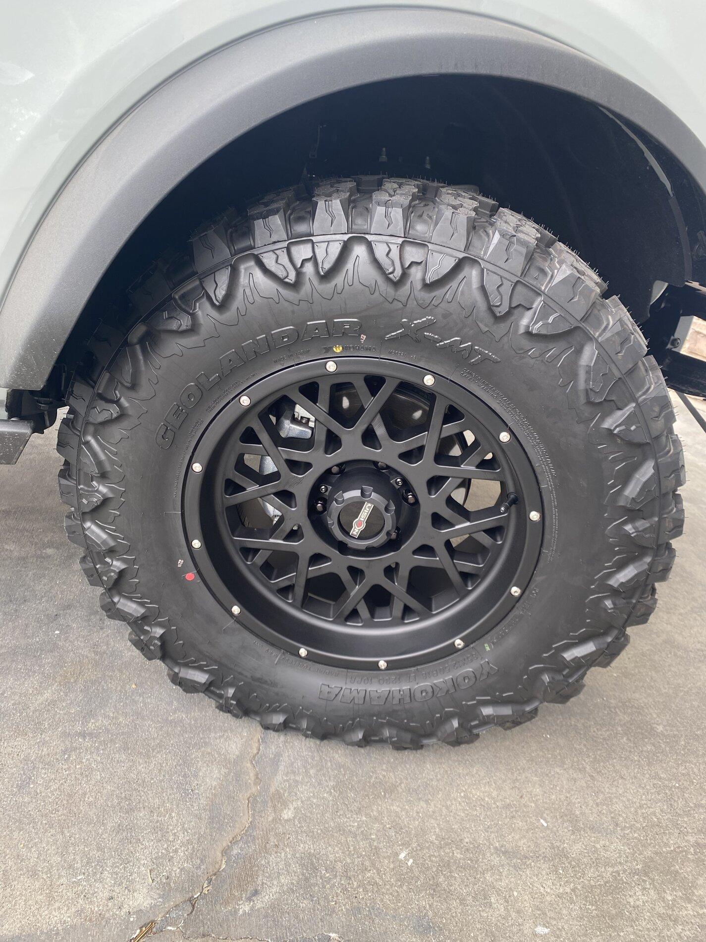 Ford Bronco Show us your installed wheel / tire upgrades here! (Pics) D4BB2983-1DC0-4DE1-A5EA-4408E9FAF5C6