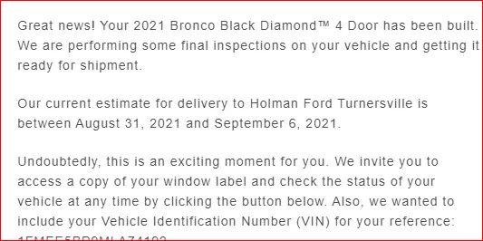 Ford Bronco *** DIRT MOUNTAIN Broncos - Built, Shipped, Delivered Tracker*** 1636369433509