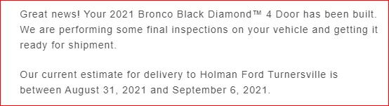 Ford Bronco *** DIRT MOUNTAIN Broncos - Built, Shipped, Delivered Tracker*** 1636402807172