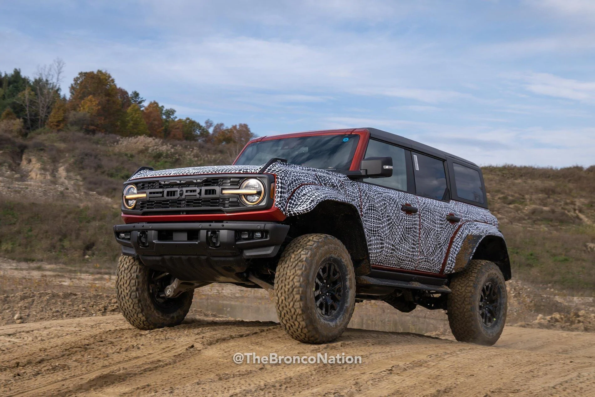Ford Bronco Ford Bronco Raptor Drops Camo For a Revealing Look… Likely to Get ~450 HP 2022 Ford Bronco Raptor preview 2
