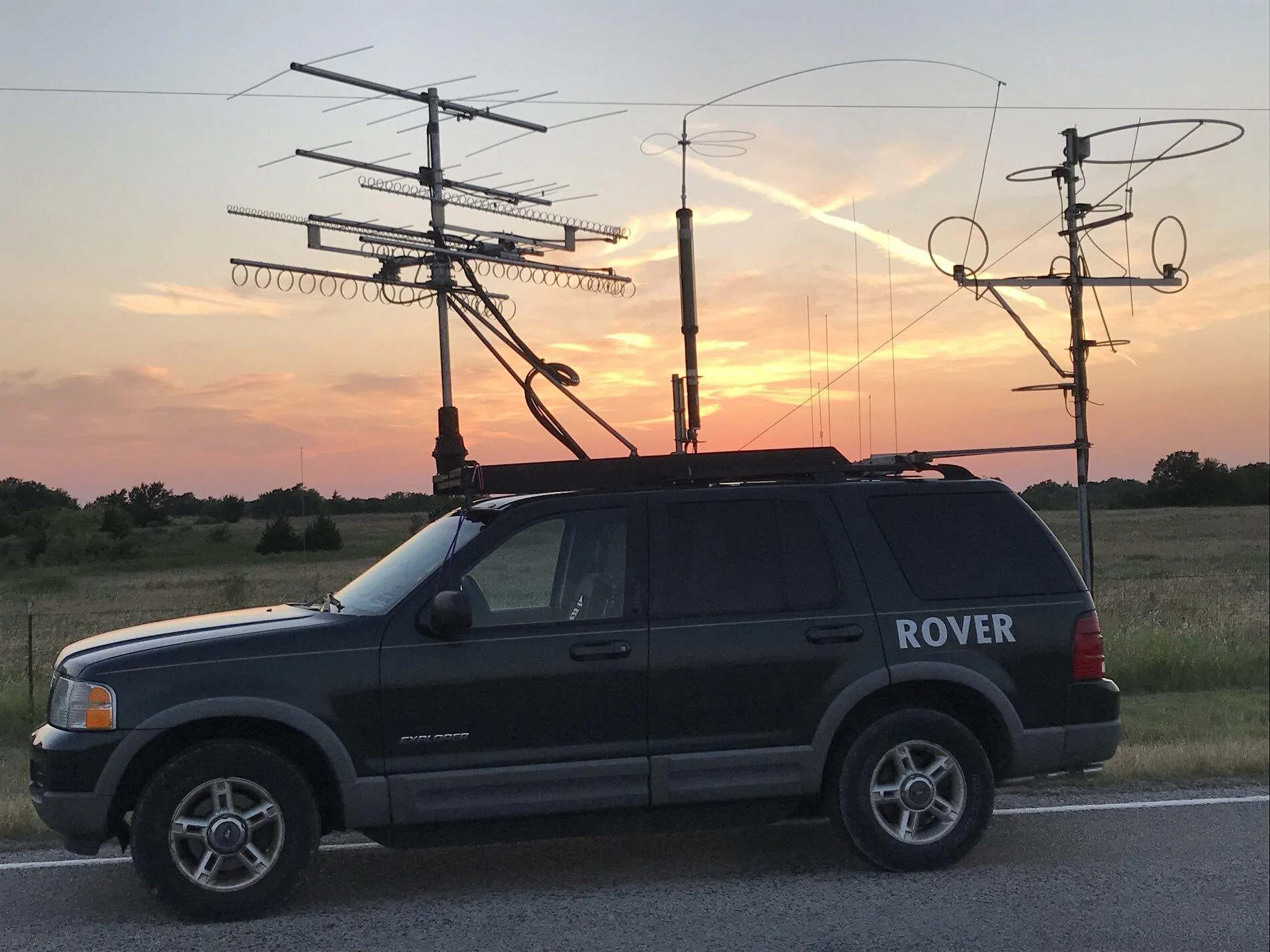 Ford Bronco What an Antenna? Rover Sunset
