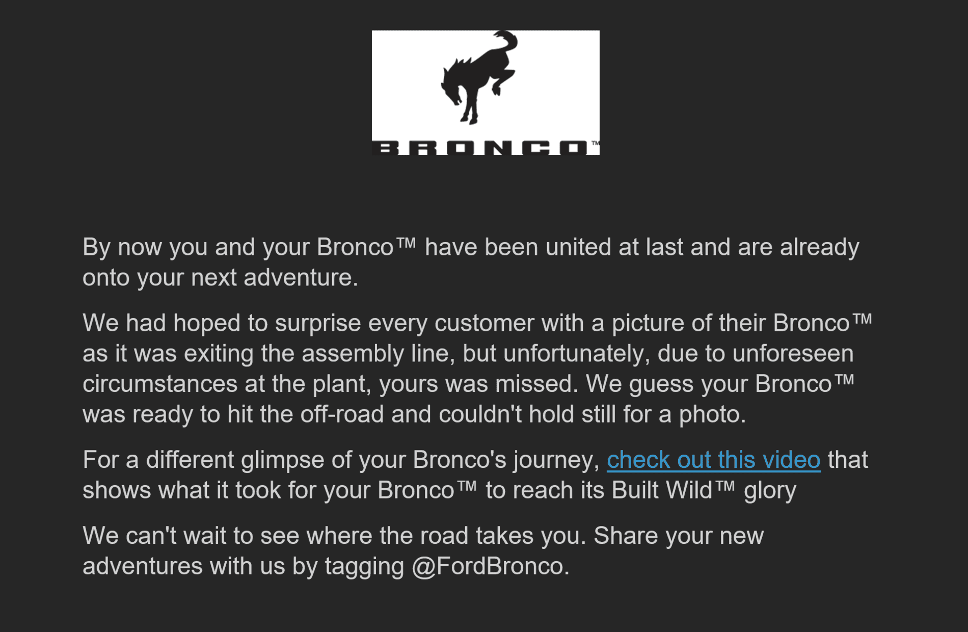 Ford Bronco 🛠 11/1/21 Build Week Group 1636493481764