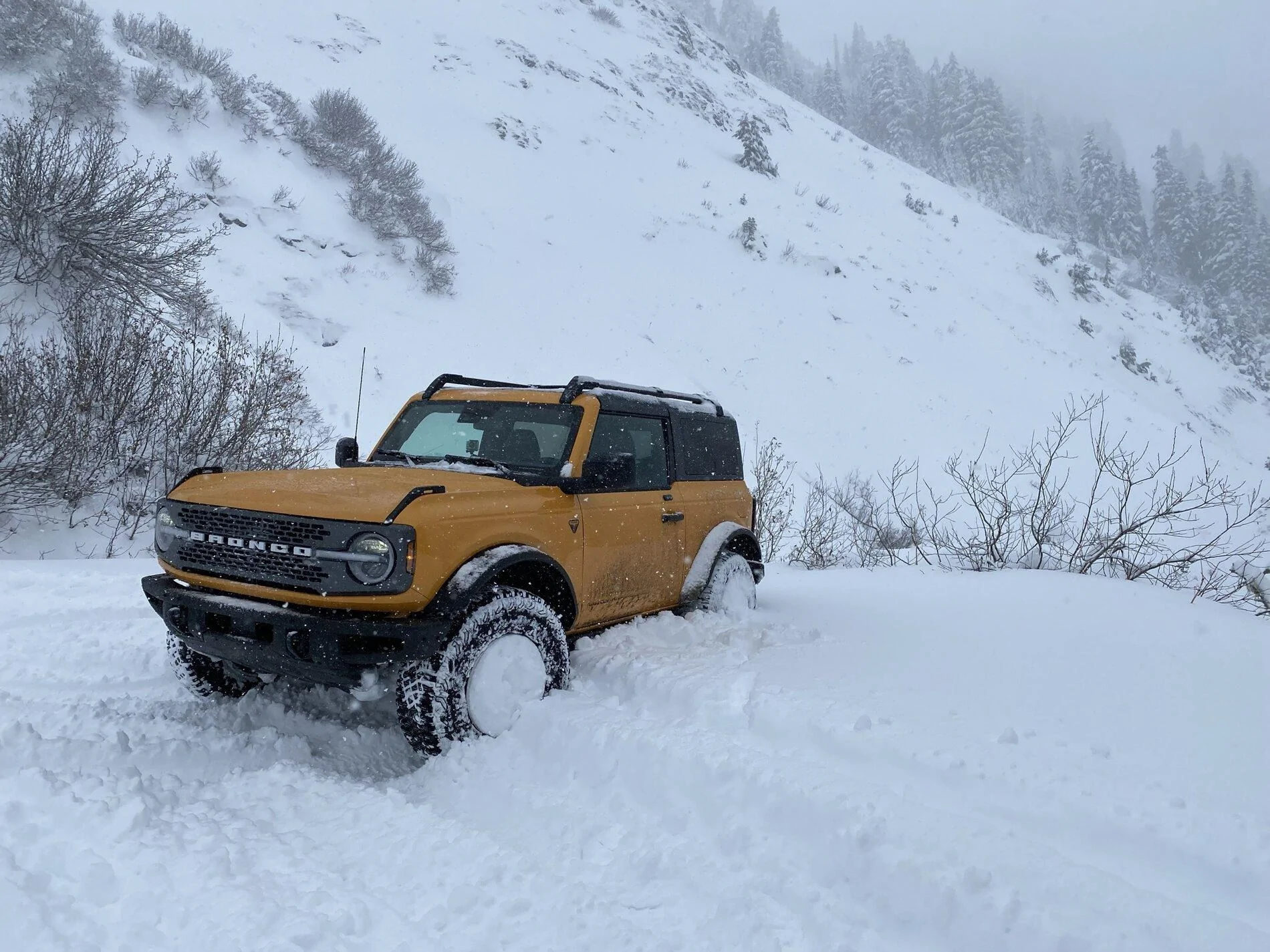 Ford Bronco You haven't seen a 2021 Bronco in snow like this yet! Snow wheeling on OEM Sasquatch tires 3be1a23e-b006-40e8-a8a2-a0857b7d1a5d-jpeg