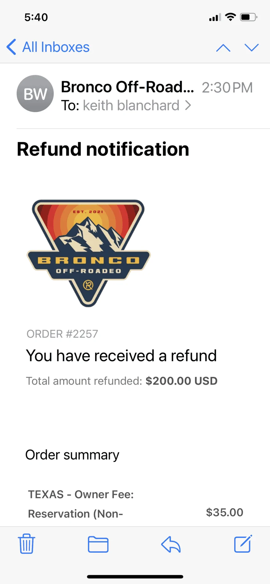 Ford Bronco Bronco rodeo refund! A34F86D6-F981-40BC-80FA-25FF3CB0DDA6