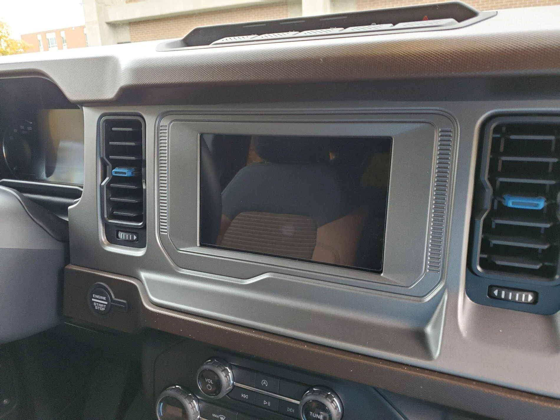Ford Bronco Tempered Glass Screen / Display Protector Installed 20211109_155551