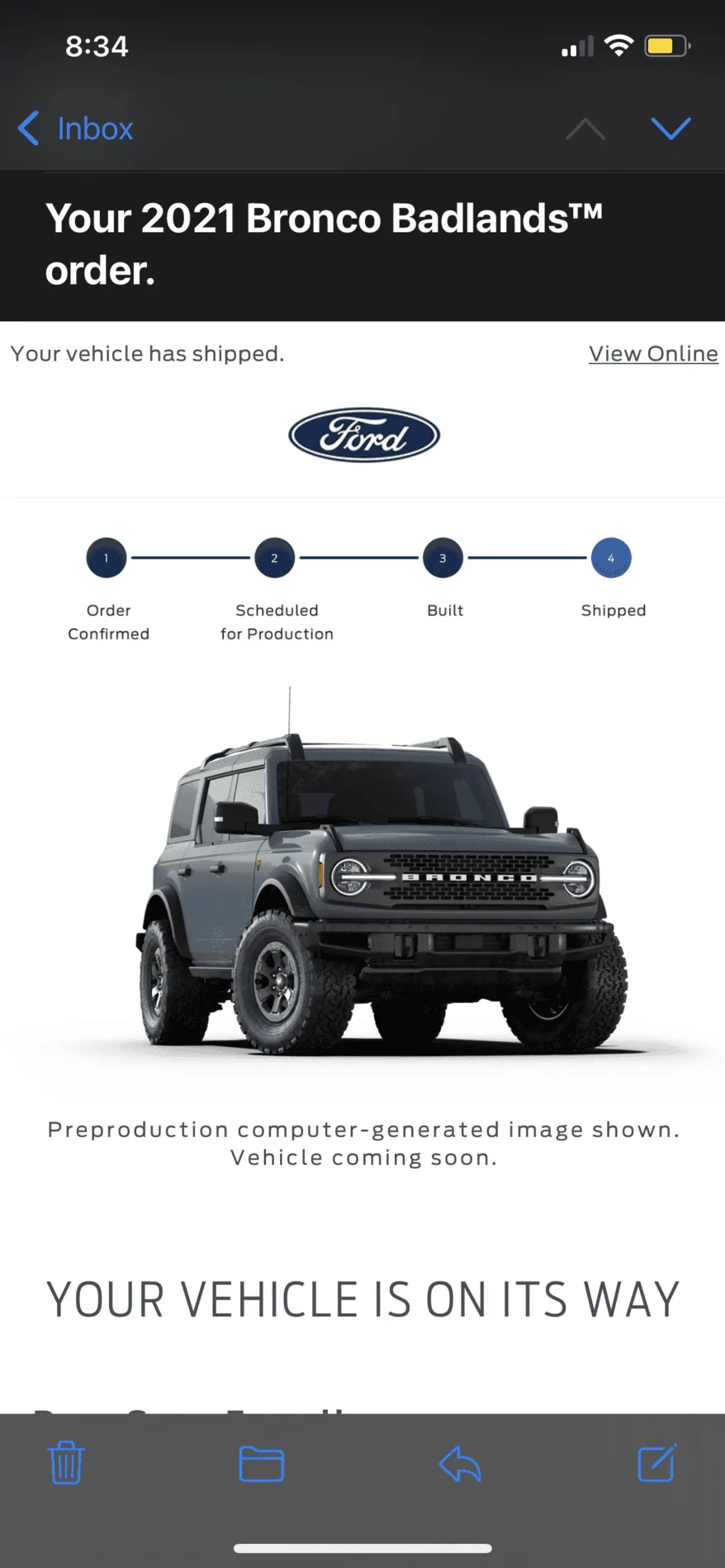 Ford Bronco *** DIRT MOUNTAIN Broncos - Built, Shipped, Delivered Tracker*** BEC72F6A-9873-4E5B-BD76-0A2B415D5D42