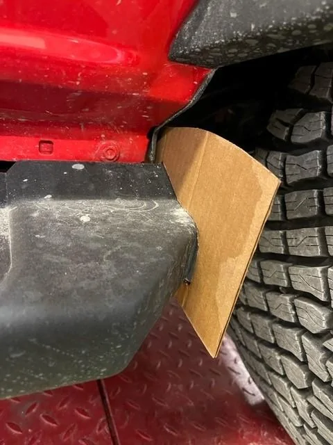 Ford Bronco OEM Ford Splash Guard modification for use with rock rails [updated with template] cuttemplate2-jpg