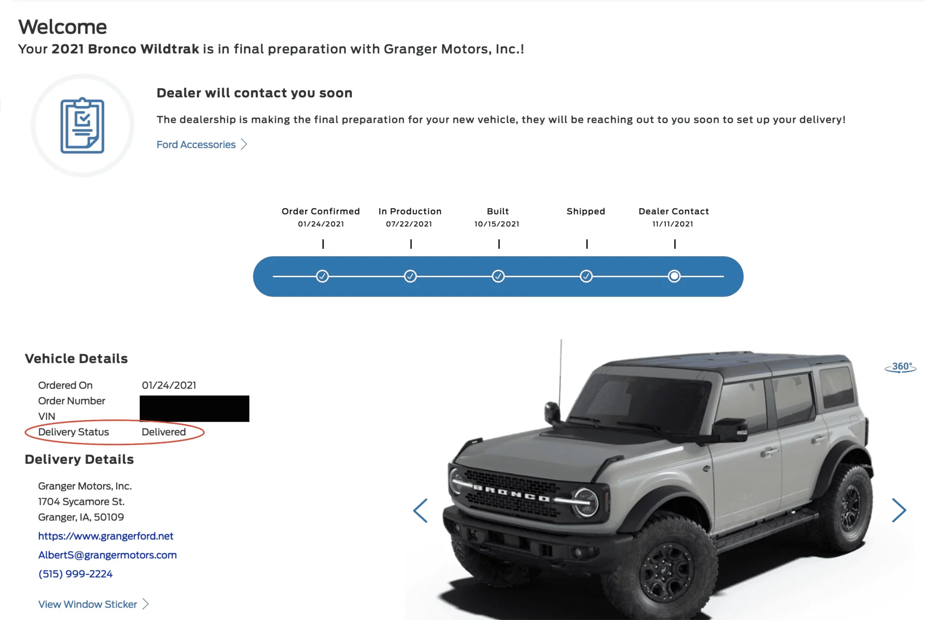 Ford Bronco *** DIRT MOUNTAIN Broncos - Built, Shipped, Delivered Tracker*** 1636677021735